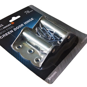 Fixworx Screen Door Hinge Zinc Plated 70mm - Pack of 2 Fixworx Screen Door Hinge Zinc Plated 70mm - Pack of 2
