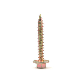 Akord HEX Screw 40mm HEX Zinc Chromate (Gold Passivated) - Pack of 50