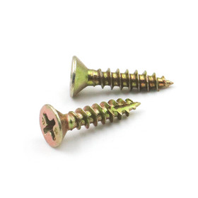 Akord Screw 20mm Zinc Chromate (Gold Passivated) - Pack of 100