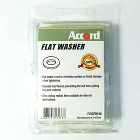 Akord Flat Washer Zinc Plated 8mm - Pack of 100