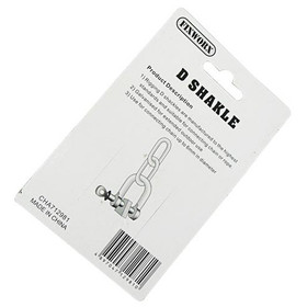 Fixworx Shakle D Zinc Plated 6mm - Pack of 2