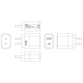 Rapidé Wall Charger Dual Outlet - 30W