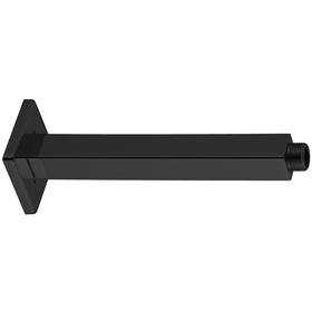 Klässich Ceiling Shower Arm Matte Black Square - 200mm