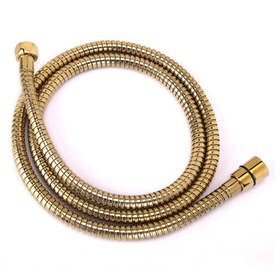 Klässich Shower Hose Brushed Brass - 1500mm