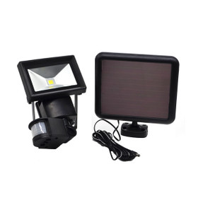 Single Motion Sensor Flood Light - Solar with Battery