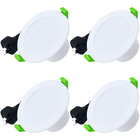 LED WiFi Downlight 9W Dimmable - 110mm (Cutout Ø90mm) Pack of 4
