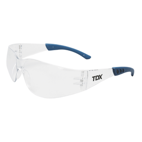 TDX Safety Glasses for Over Spectacles - Navy Blue End Tips 