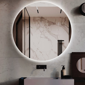 Vogue Frameless LED Mirror Round - 950mm