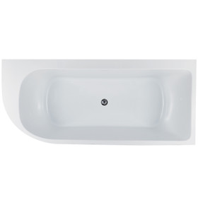 Vogue Lisbon Right Corner Freestanding Bath White - 1800mm