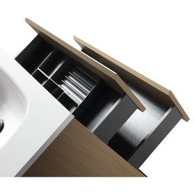 Fremont Floor Vanity with Arc Top 800mm - Natural Oak Fremont Floor Vanity with Arc Top 800mm - Natural Oak