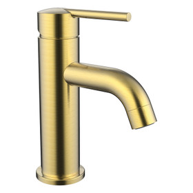 Klässich Linear II Basin Mixer Brushed Brass - All Pressure