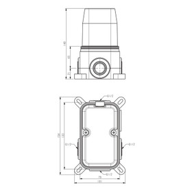 Klässich Linear II Shower Mixer with Diverter - Chrome