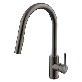 Klässich Linear II Pull-Out Sink Mixer - Brushed Gunmetal