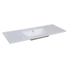 NOVO Wall Vanity With Classic Top 1000mm - White