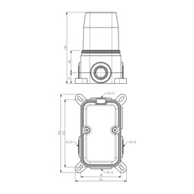 Klässich 55 Series Shower Mixer with Diverter - Matte Black