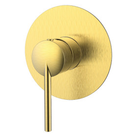 Klässich Linear II Shower Mixer - Brushed Brass