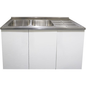 Avenue Bench Sink Top with Base Cabinet 1200mm - Combo Avenue Bench Sink Top with Base Cabinet 1200mm - Combo