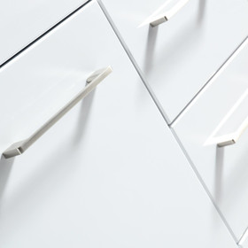 NOVO Floor Vanity With Curve Top 1000mm - White Glossy NOVO Floor Vanity With Curve Top 1000mm - White Glossy