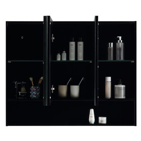 Fremont Mirror Cabinet 1000mm - Matte Black 