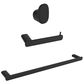 Opal Bathroom Accessories Set - Matte Black Opal Bathroom Accessories Set - Matte Black