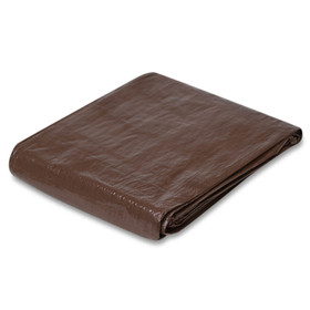 4.9m x 6.1m - 185g Tarpaulin - Brown 4.9m x 6.1m - 185g Tarpaulin - Brown