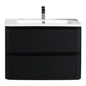 Luxury 1200mm Bathroom Combo - Black 