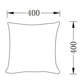 Florence Square Cushion Beige 