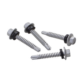 Hex Head Self Drilling Screws with Washer 11 x 40mm - Pack of 50
