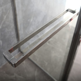 Oregon 1200mm Chrome Shower with Corner Waste - Rectangle