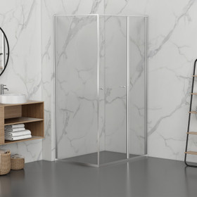 Oregon 1200mm Chrome Shower with Corner Waste - Rectangle