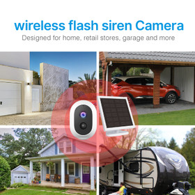 Wireless Long Range Smart Camera Kit with Solar - 1080p