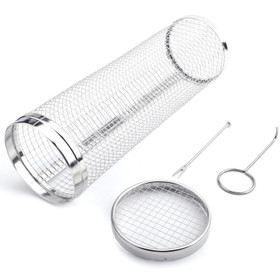 BBQ Large Rolling Grill Basket
