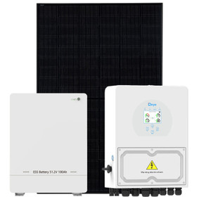 7 Panel Home Solar System + 3kW Inverter + 5kWh Battery + Installation