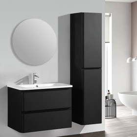 Avalon Luxury 1200mm Black Bathroom Combo