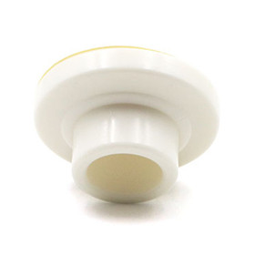 Wall Door Stop Adhesive White 55mm - Pack of 2