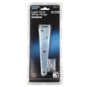 Strap Hinge Light Duty Zinc Plated - 150mm