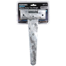 Tee Hinge Heavy Duty Galvanised 250mm - Pack of 2