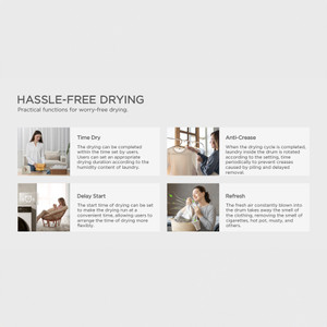 Master 8kg Washer & 8kg Dryer Combo - White 