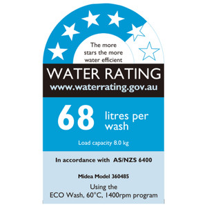 Midea N09 Steam Washing Machine Front Load - 8Kg
