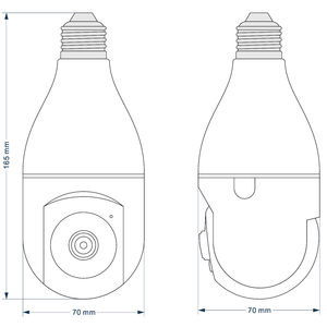 Smart Bulb Camera - 3MP