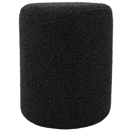 Graz Round Dark Grey Ottoman