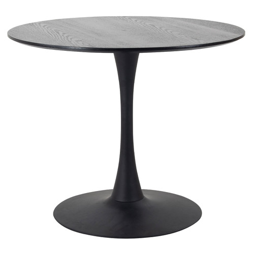 Portofino Round Dining Table - Matte Black
