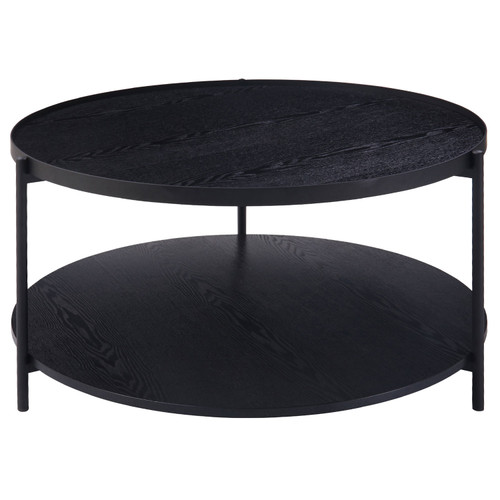 Tivoli Round Coffee Table - Matte Black