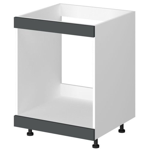 Kitchen Underbench Oven Cabinet 600mm - Dark Grey