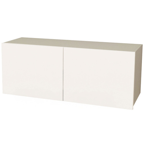 Kitchen Over Fridge Cabinet 1010 x 400mm Flat Pack - Matte White 