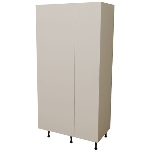 Kitchen Tall Corner Return Cabinet 1000mm - Gloss White