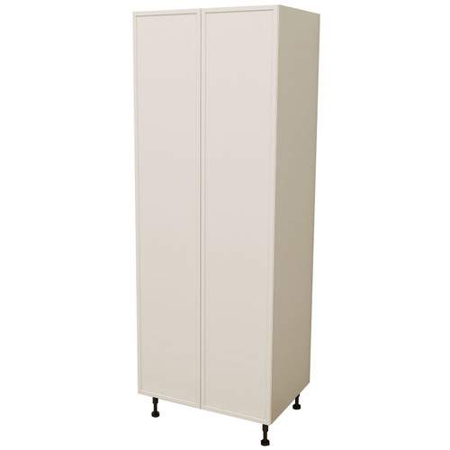 Kitchen Pantry Cabinet 600mm - Shaker White Lacquer