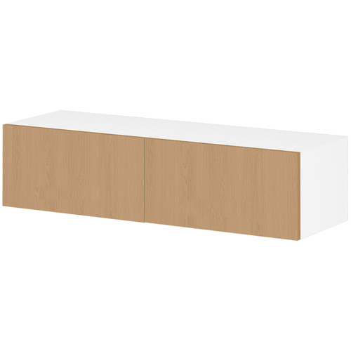 Kitchen Over Fridge Cabinet 1010 x 400mm Flat Pack - Natural Oak