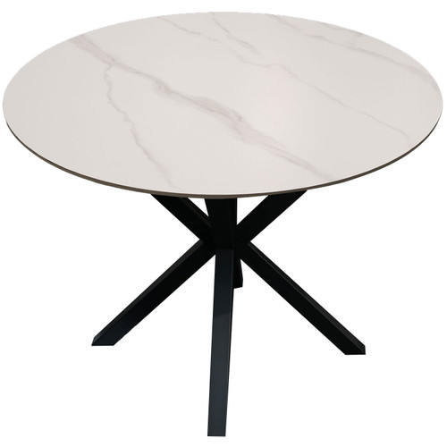 Zen Modena Dining Table 1100mm - White Marble