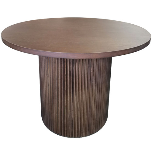Madrid Round Dark Oak Coffee Table - 650mm